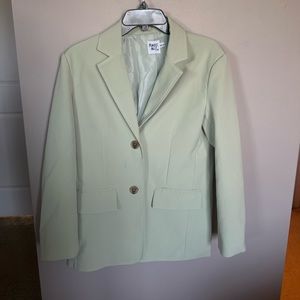 Princess Polly Oversized Green Blazer